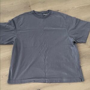 Abercrombie & Fitch Slate Blue Premium Essentials Short Sleeve Tee